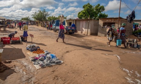 Street vendors in Hopley, six miles west of Zimbabwe’s capital Harare, where thousands of families live in squalor.