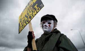 anti-fracker in Little Plumpton