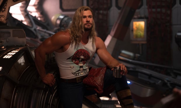 THOR: LOVE AND THUNDERChris Hemsworth as Thor in Marvel Studios’ THOR: LOVE AND THUNDER. Photo by Jasin Boland. ©Marvel Studios 2022. All Rights Reserved.