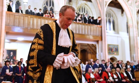 Dominic Raab, the justice secretary and lord chancellor
