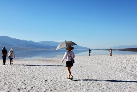 Death Valley recently reopened, allowing visitors to see dramatic new lakes that have emerged.
