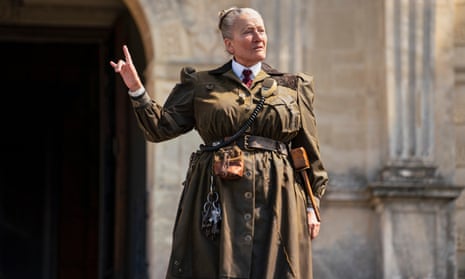 Emma Thompson as Agatha Trunchbull in Matilda the Musical.