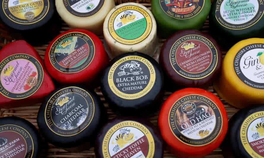Individually wrapped cheeses from The Cheshire Cheese Company