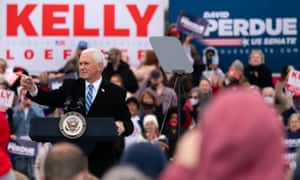 Mike Pence at a rally