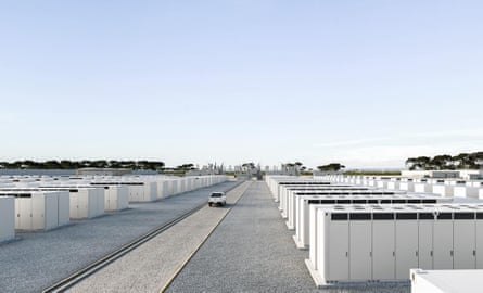 Render of the Melbourne Renewable Energy Hub, which will be built in Melton.