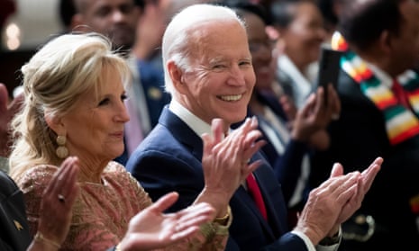 US Senate works to pass spending bill to avert government 3 Jill and Joe Biden at the US-African leaders summit in the White House on Wednesday.