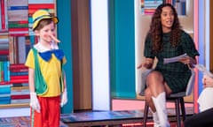 A World Book Day feature on ITV’s This Morning, with presenter Rochelle Humes.
