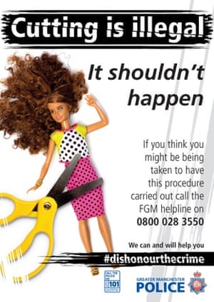 Cutting is illegal poster