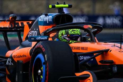 Lando Norris in F1 practice