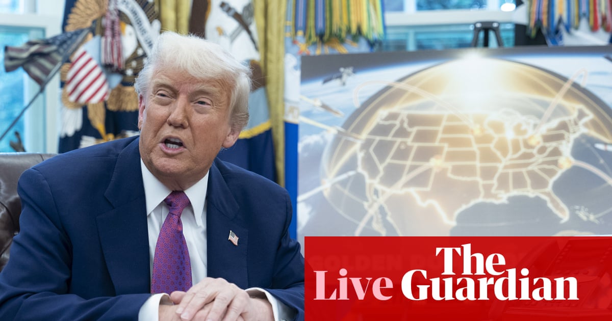 China ‘seriously concerned’ over Trump’s Golden Dome defense system – live