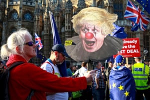Picture of Boris Johnson as the Joker