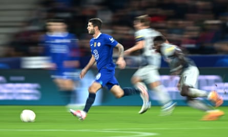 Christian Pulisic playing as a wing-back for Chelsea in this week’s Champions League game at Salzburg
