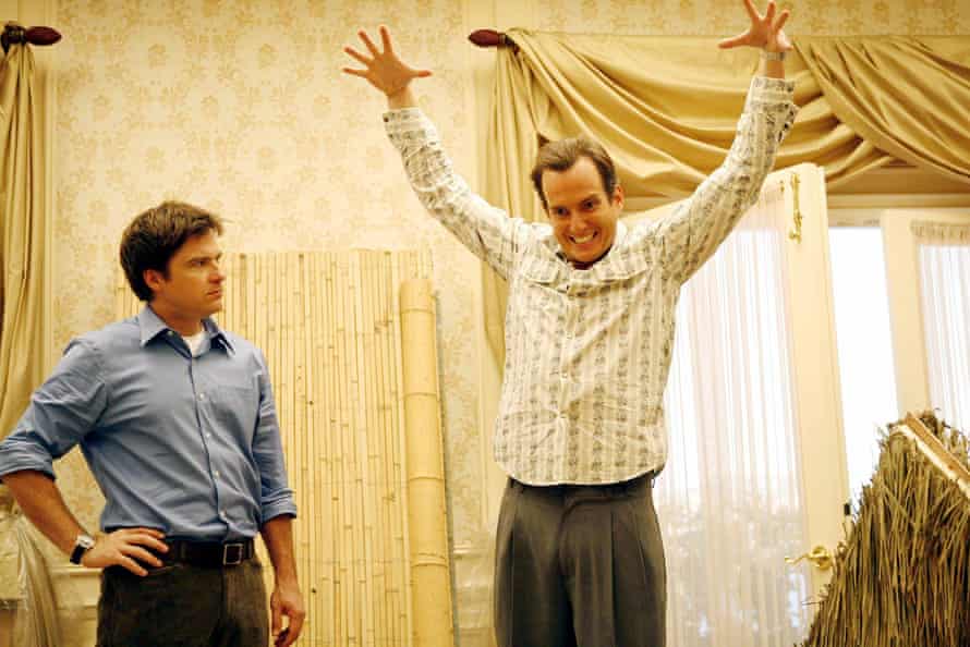 Arnett with Jason Bateman in Arrested Development in 2005.