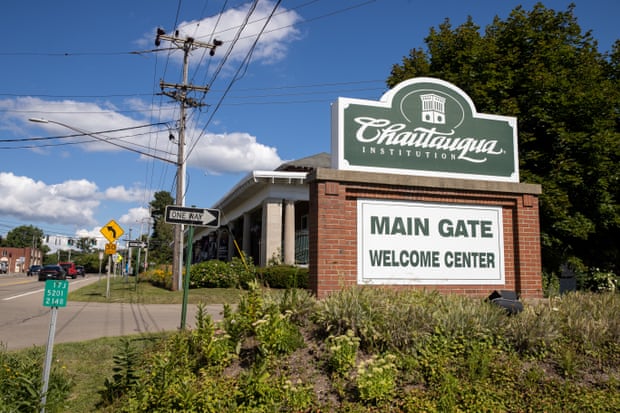 Chautauqua Institution where author Salman Rushdie was attacked, in New York, on Friday.