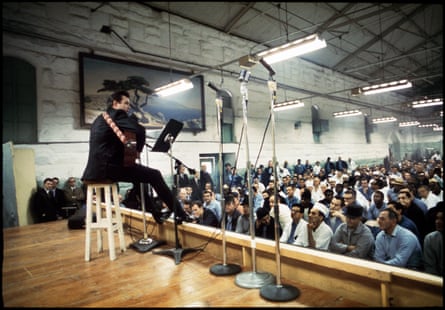 Johnny Cash performing at Folsom Prison, 1968