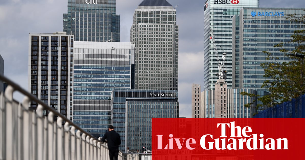 Pound plunges below $1.10 as former US Treasury secretary blasts ‘naive’ UK policies – business live
