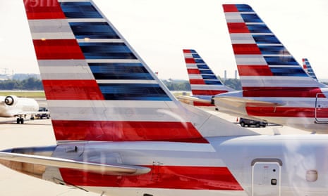 American Airlines aircraft parked at Ronald Reagan Washington National Airport