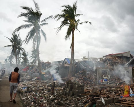 A day after Super Typhoon Fung-wong made landfall in the Philippines