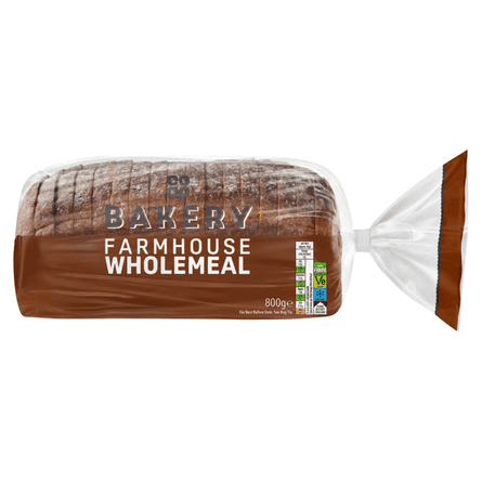 Co-op Bakery Farmhouse Wholemeal 800g