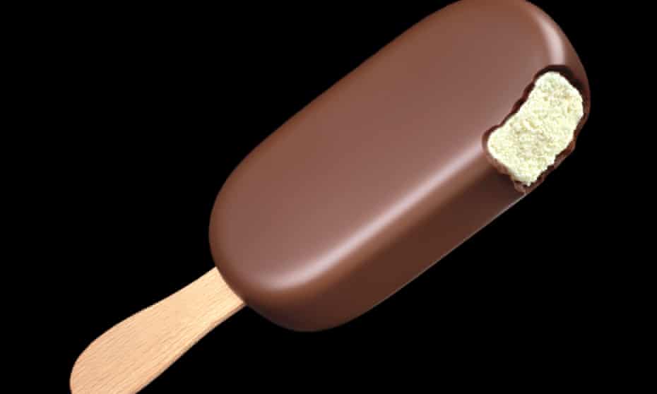 A chocolate ice-cream