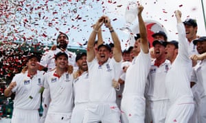 England celebrate winning the Ashes in Australia for the first time in 24 years in 2011, but under the proposed new rules they would actually have lost that series on a combined points system.