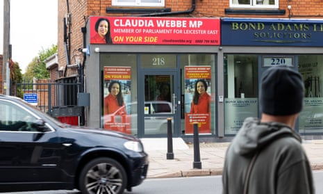 Claudia Webbe’s constituency office in Leicester.