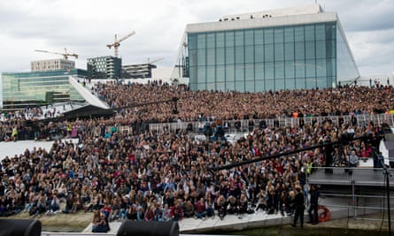 Justin Bieber fans gather prior to his performance at the opera house in May 2012.