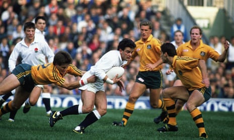 Will Carling took on the role of captain and led England to victory against Australia.