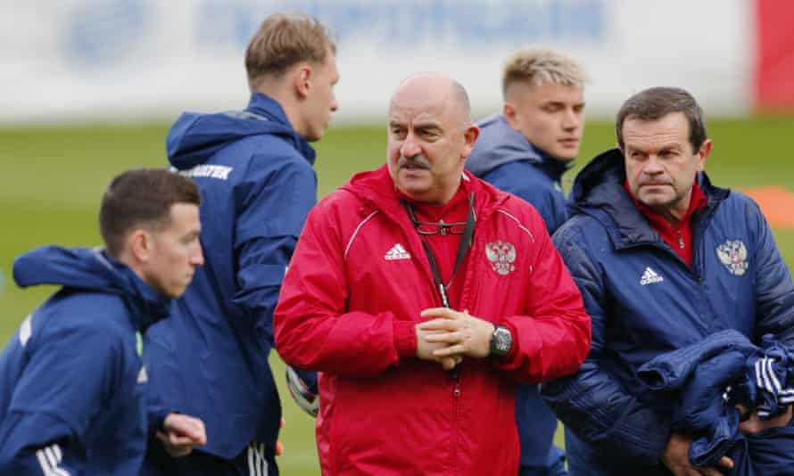 Russia’s head coach, Stanislav Cherchesov, is an uncompromising character.
