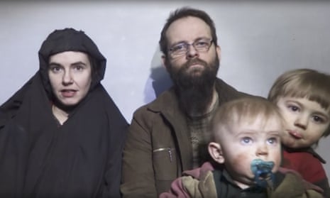 Caitlan Coleman, Joshua Boyle and two of their children.