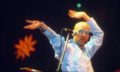 Michael Stipe of R.E.M. at the Glastonbury festival in 1999