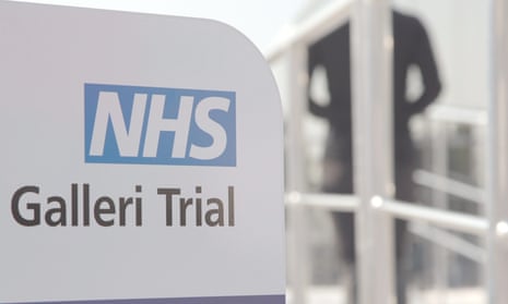 NHS England early cancer detection trial