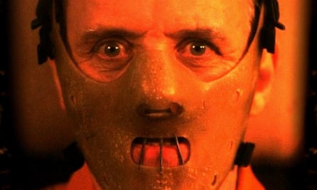 Anthony Hopkins as Hannibal Lecter in The Silence of the Lambs.