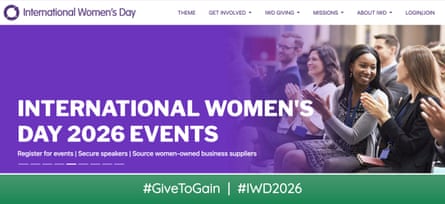 The internationalwomensday.com site