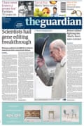 Guardian front page, 3 August 2017.