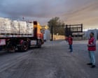Gaza ceasefire live: aid relief scaled up as Hamas confirms it will begin releasing Israeli hostages on Monday morning