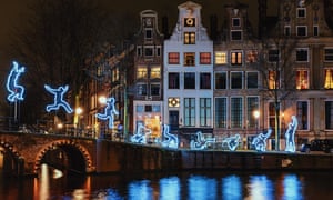 Amsterdam’s Light Festival .