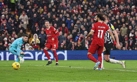 Mohamed Salah scores.