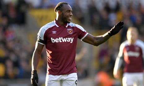 Antonio has six goals in the Premier League this season. Only three players have more.