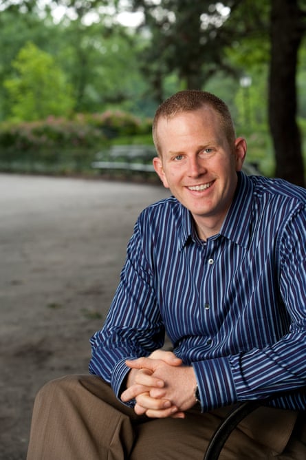 Clay Cockrell, founder/director of Walk and Talk therapy, in Central Park, New York.