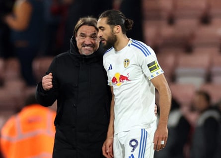 Daniel Farke and Dominic Calvert-Lewin