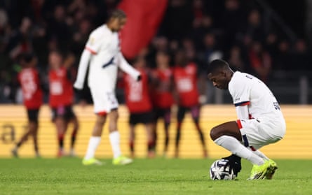 Ousmane Dembélé criticised his teammates after PSG’s 3-1 defeat to Rennes.