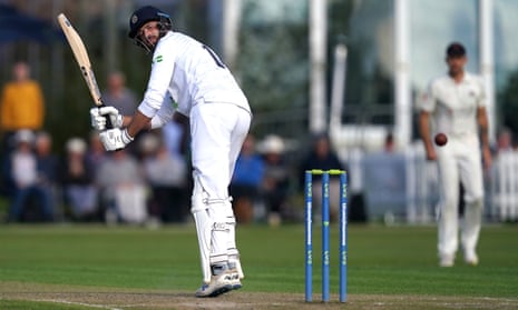 James Vince in action on day two against Lancashire when he scored 69.