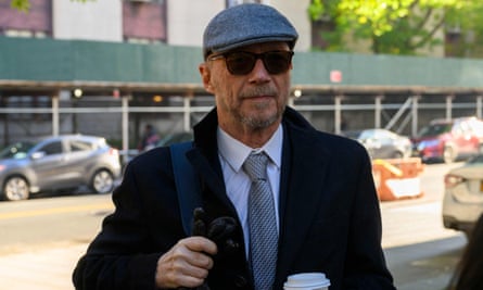Paul Haggis arrives at New York supreme court for his trial in October.
