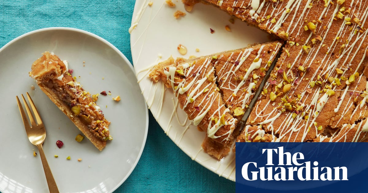 Liam Charles’s recipe for pistachio butter and fig jam tart | Food | The Guardian