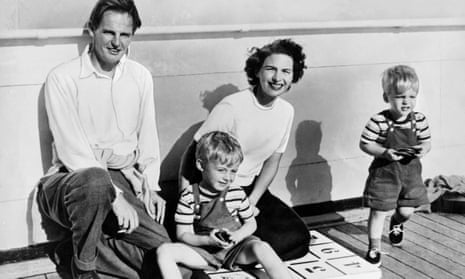 Donald Maclean with his wife, Melinda, and sons in the early 1950s.