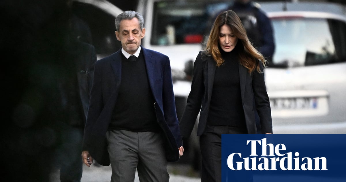 Nicolas Sarkozy enters prison to begin five-year sentence over criminal conspiracy