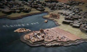 An immense imagined realm … George RR Martin’s Game of Thrones.