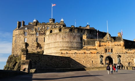 Edinburgh Castle from Castle Esplanade
