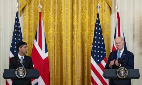 Rishi Sunak y Joe Biden se han reunido varias veces desde que Sunak se convirtió en primer ministro del Reino Unido, incluso aquí en la Casa Blanca en junio.